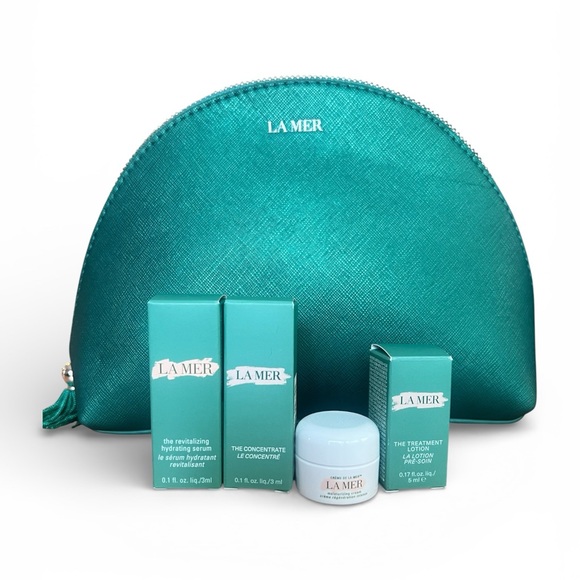 La Mer Luxury Mini Skincare Set + Cosmetic Bag